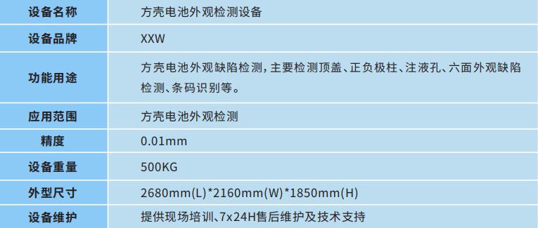 方殼電池外觀檢測(cè)設(shè)備(圖2)