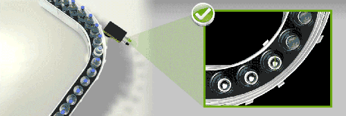 通過(guò)康耐視視覺(jué)檢測(cè)與讀碼驗(yàn)證組成的“六關(guān)七將”—飲料瓶流水線(圖5)